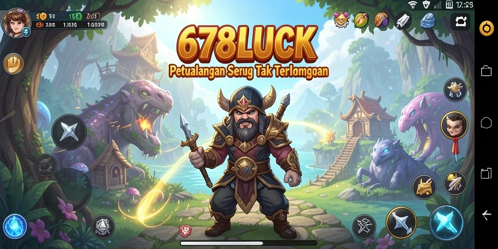 Tampilan gameplay menarik dan penuh aksi di 678LUCK.