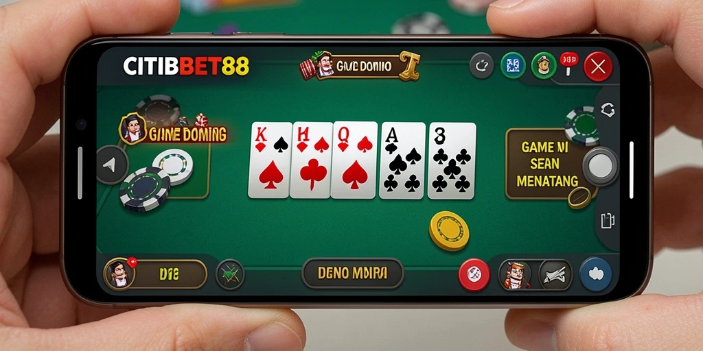 Tangkapan layar gameplay Domino yang menarik dari CITIBET88.