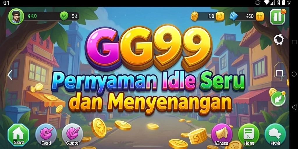 Tampilan gameplay GG999 yang menawan dan sederhana.