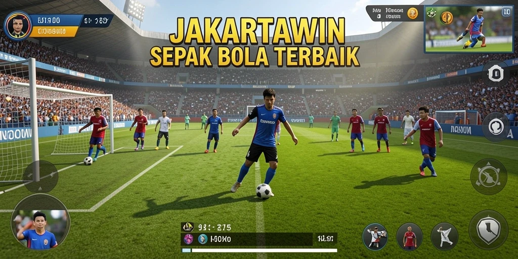 Tampilan gameplay JAKARTAWIN yang seru dan mendebarkan.