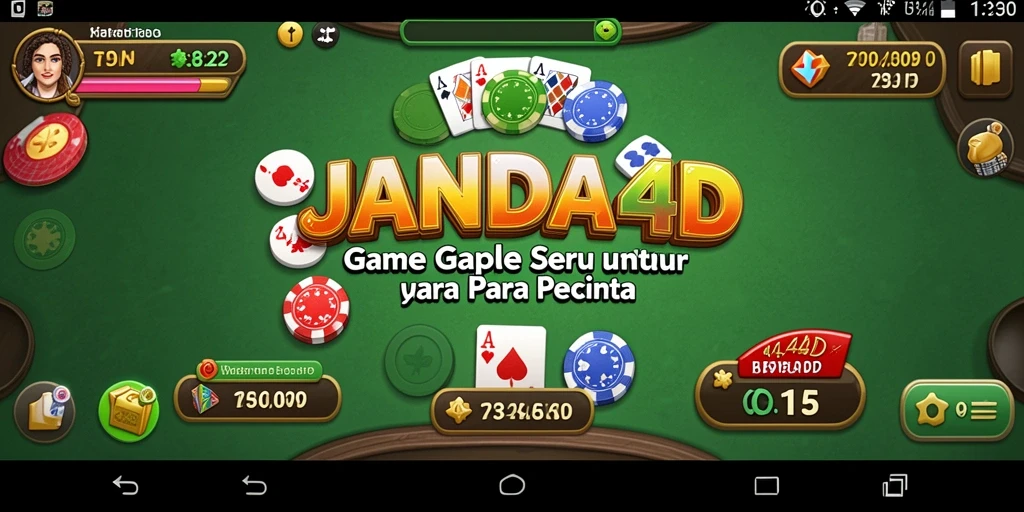 Tampilan gameplay seru dalam JANDA4D dengan desain menarik.