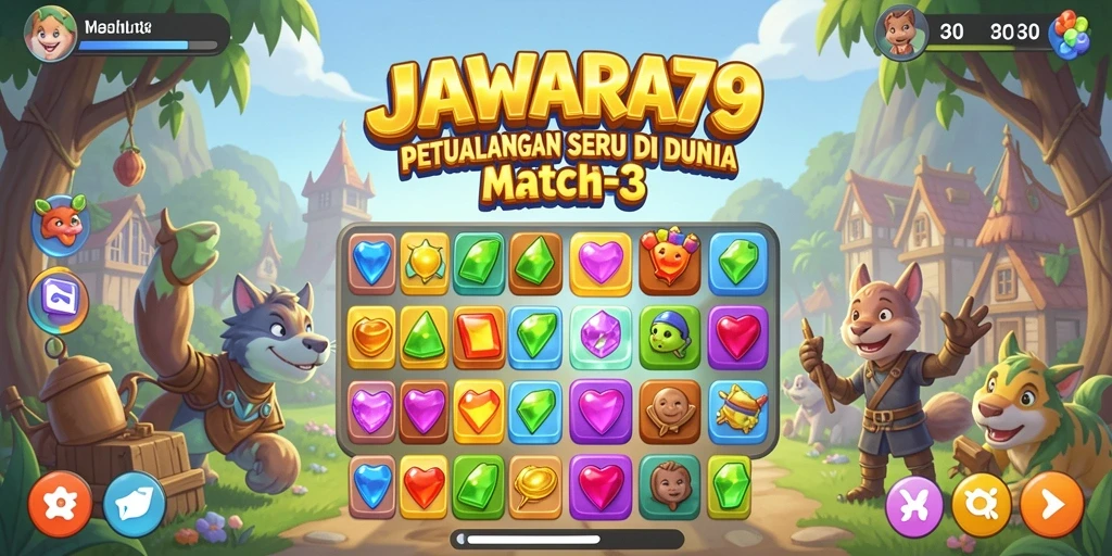 Melihat gameplay seru dari JAWARA79 yang penuh warna.