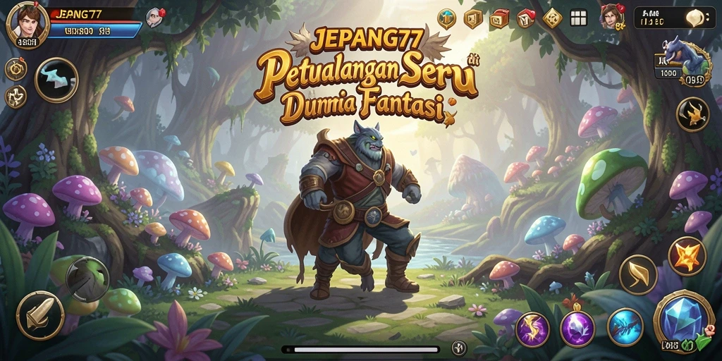 Screenshot gameplay JEPANG77 menampilkan petualangan seru dengan grafis menawan.