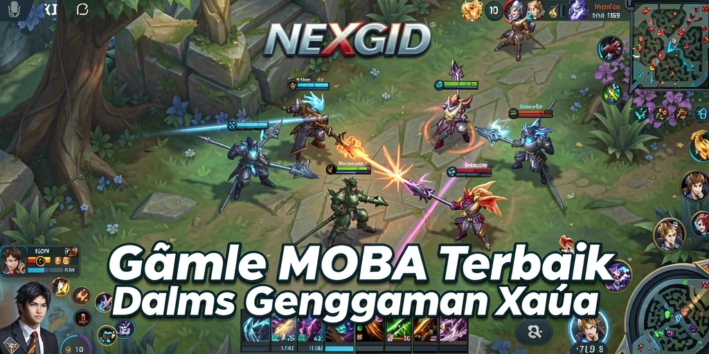 Tampilan gameplay menarik dari NEXGID dalam pertempuran tim.