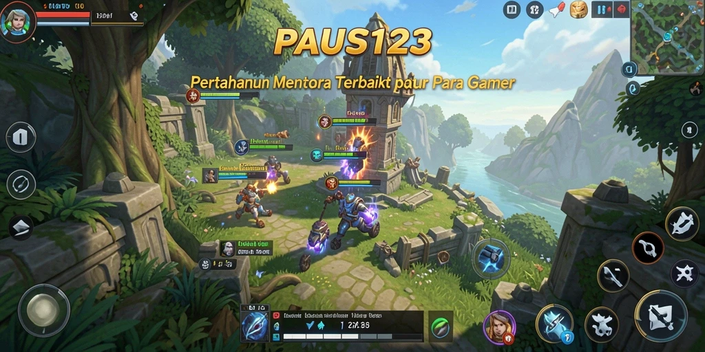 Gameplay seru PAUS123 dengan strategi Tower Defense