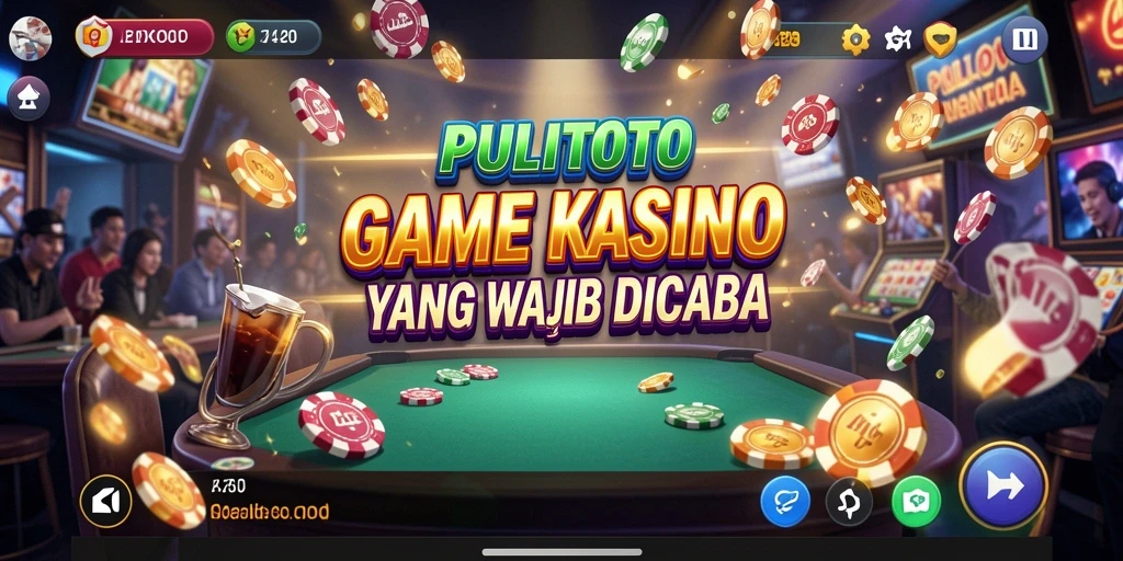 Tampilan gameplay seru PULITOTO dengan berbagai pilihan permainan Kasino.