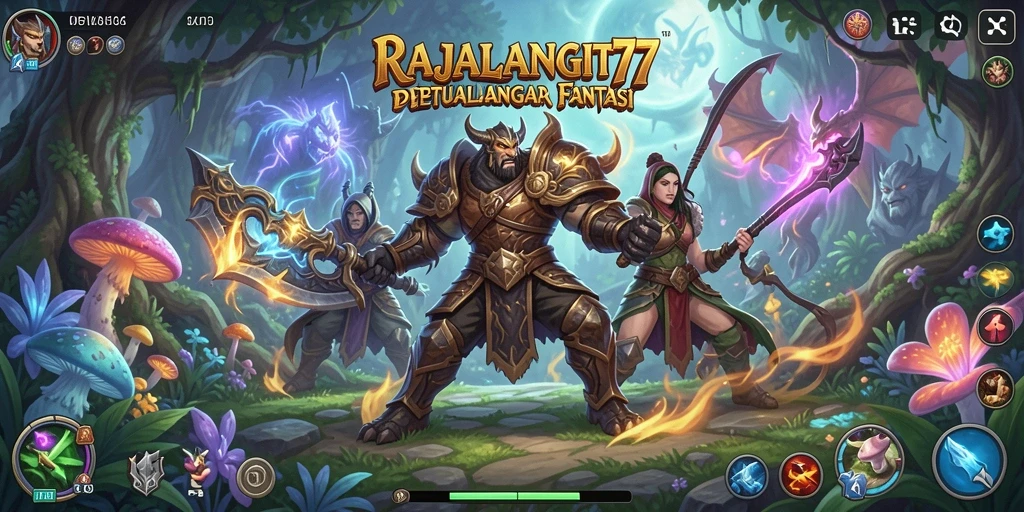 Gameplay seru di dunia fantasi RAJALANGIT77.