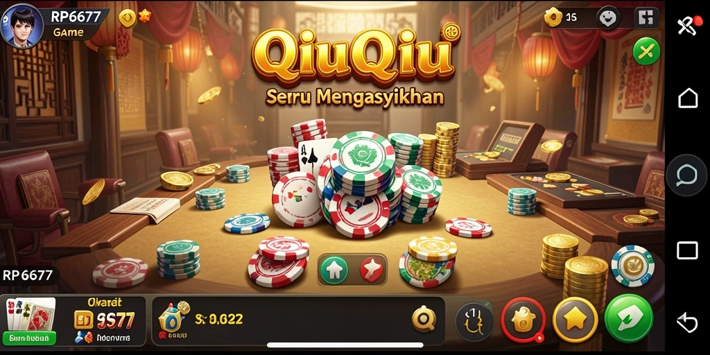 Gameplay seru QiuQiu di RP6677 dengan teman-teman.