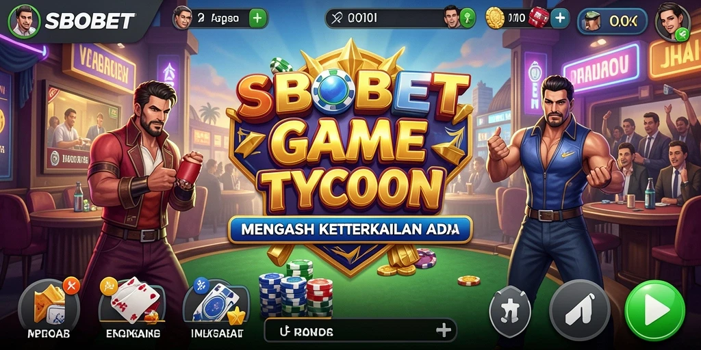 Tangkapan layar gameplay SBOBET yang menampilkan pengalaman Tycoon yang mendebarkan.