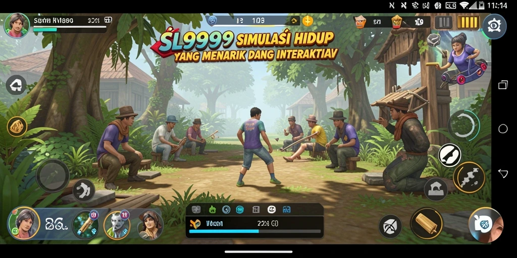 Tampilan menarik dari gameplay Simulation SL999 yang interaktif.