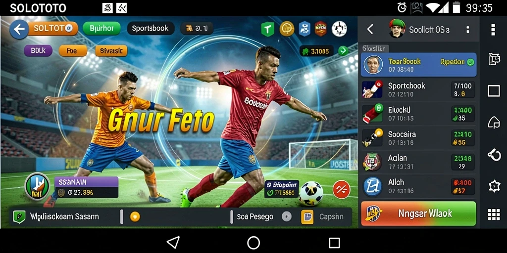 Screenshot utama SOLOTOTO menampilkan antarmuka taruhan yang menarik.