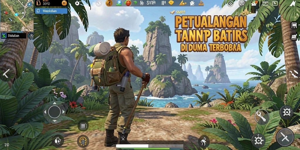 Menampilkan gameplay seru eksplorasi dunia terbuka SVIP2.