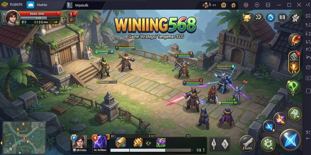 Tampilan menakjubkan dari gameplay SLG yang mendebarkan.